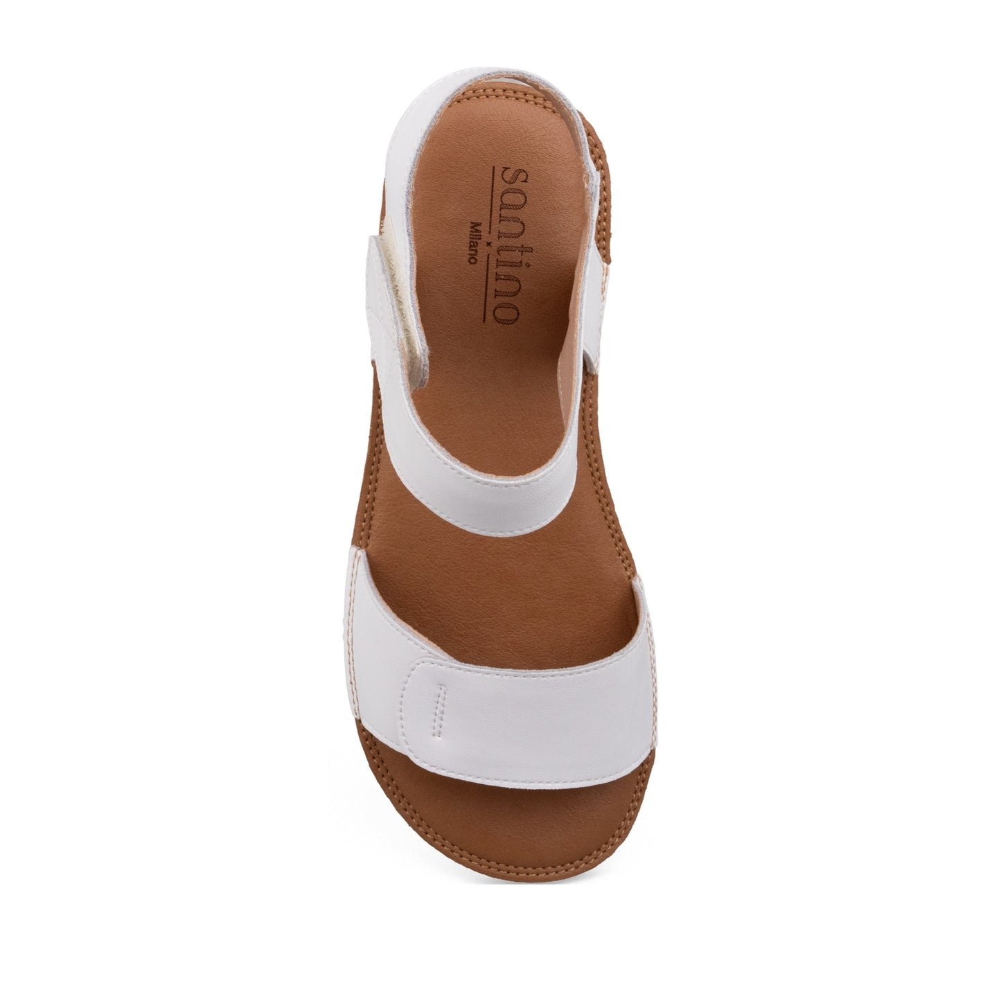 Women's White Open-Toe Sandals