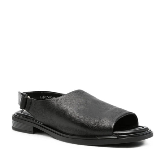 Women's Black Open-Toe Sandals