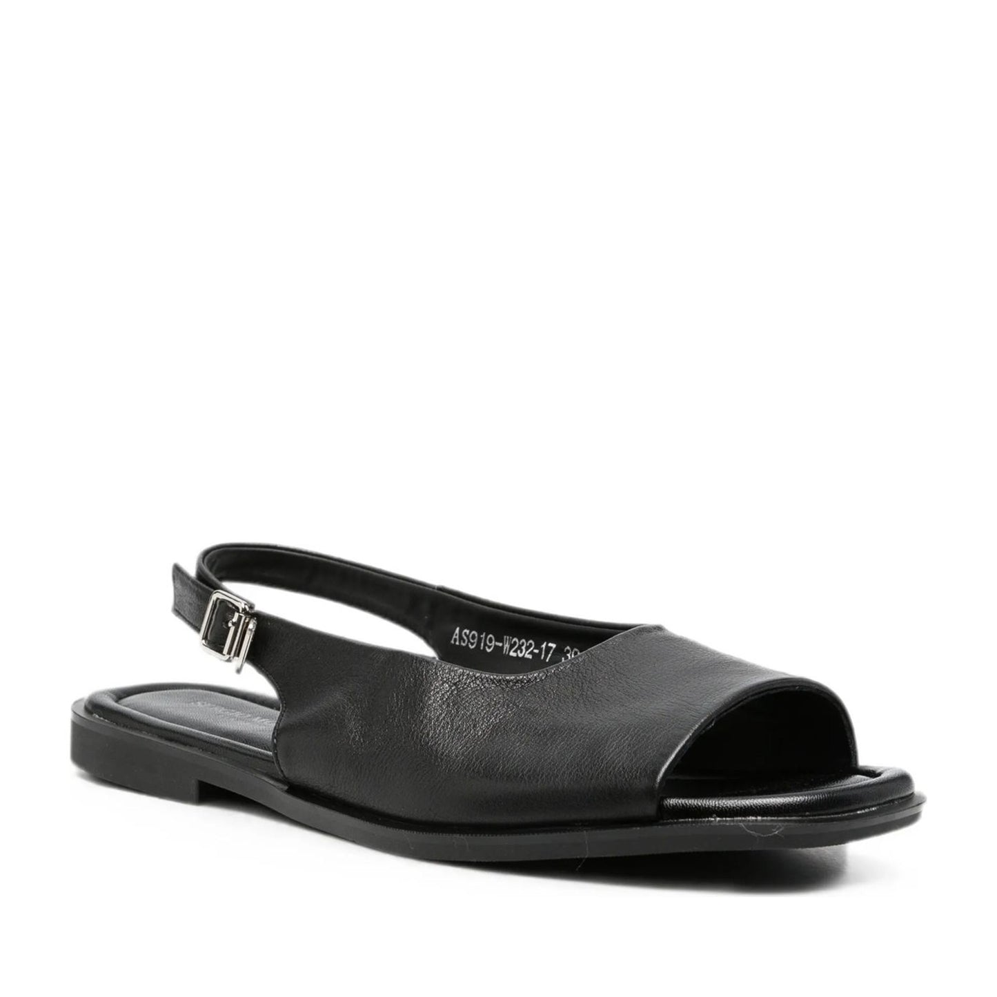 Women's Black Open-Toe Sandals