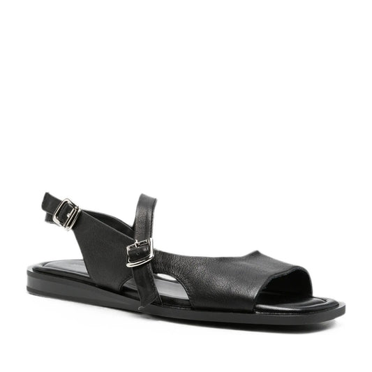 Women's Black Open-Toe Sandals