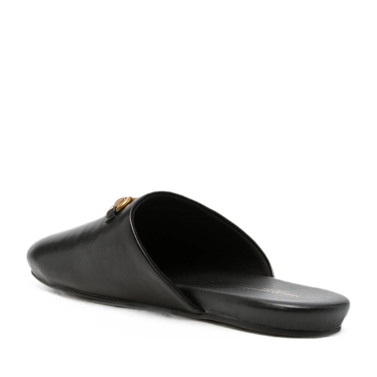 Women's Black Mule Slippers