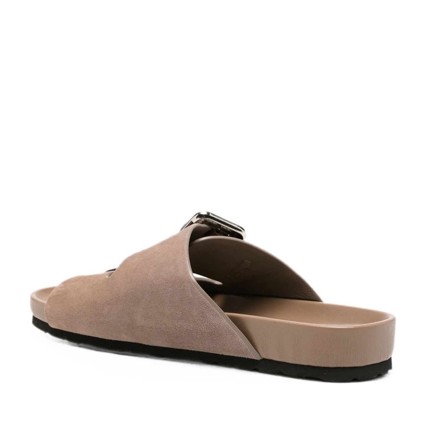 Women's Beige Wedge Open-Toe Slippers