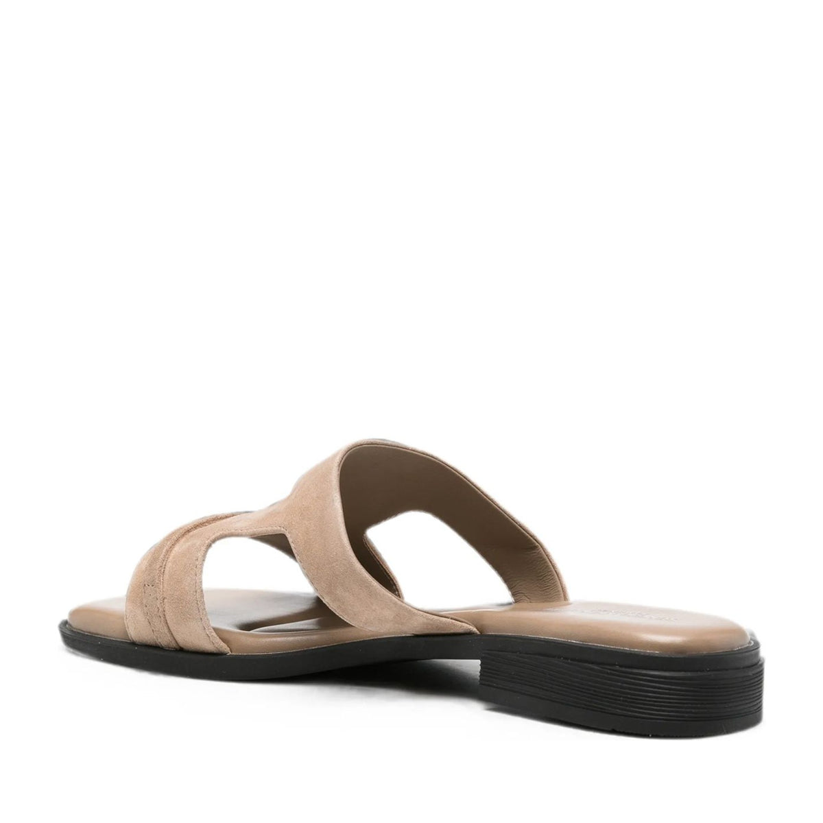 Women's Beige Open-Toe Slippers