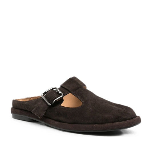 Women's Brown Mule Slippers