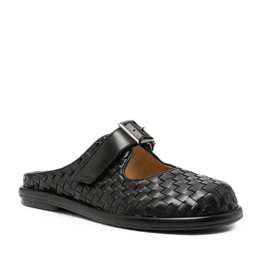 Women's Black Mule Slippers