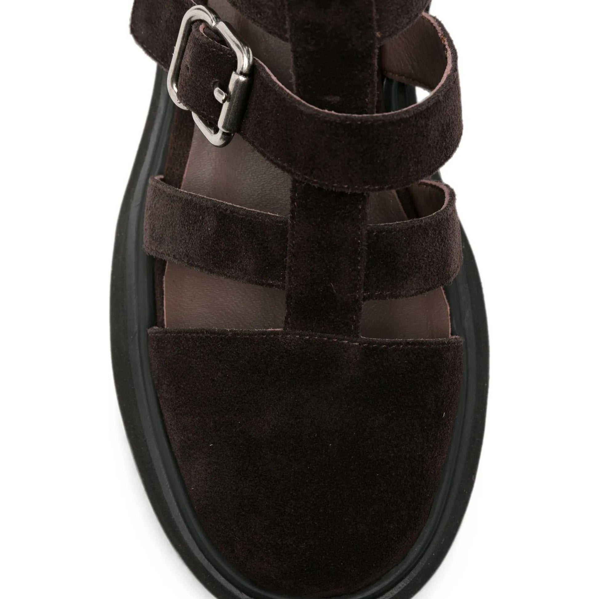 Women's Brown Open-Toe Sandals