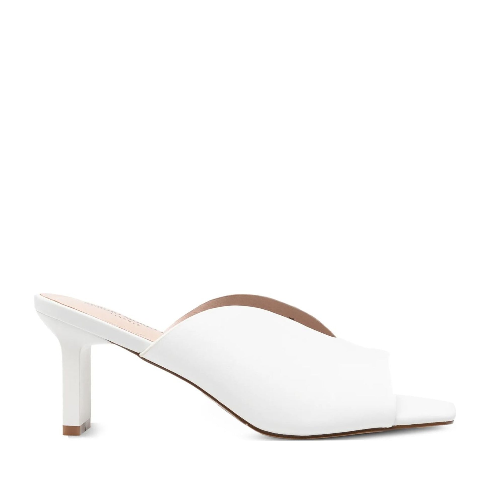 Women's White Dress Open-Toe Slippers