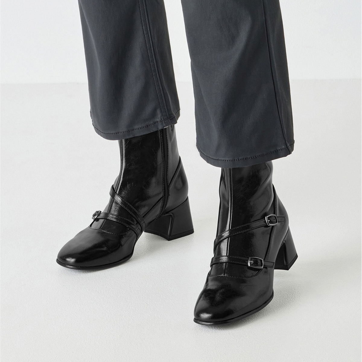 Women's Black Dress Ankle Boots
