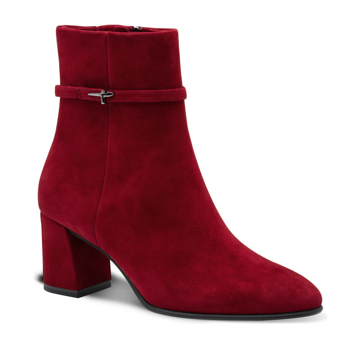 Women's Red Dress Ankle Boots