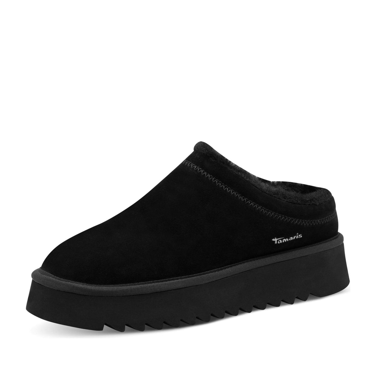 Women's Black Slippers