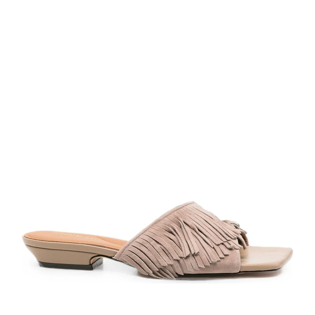 Women's Beige Open-Toe Slippers