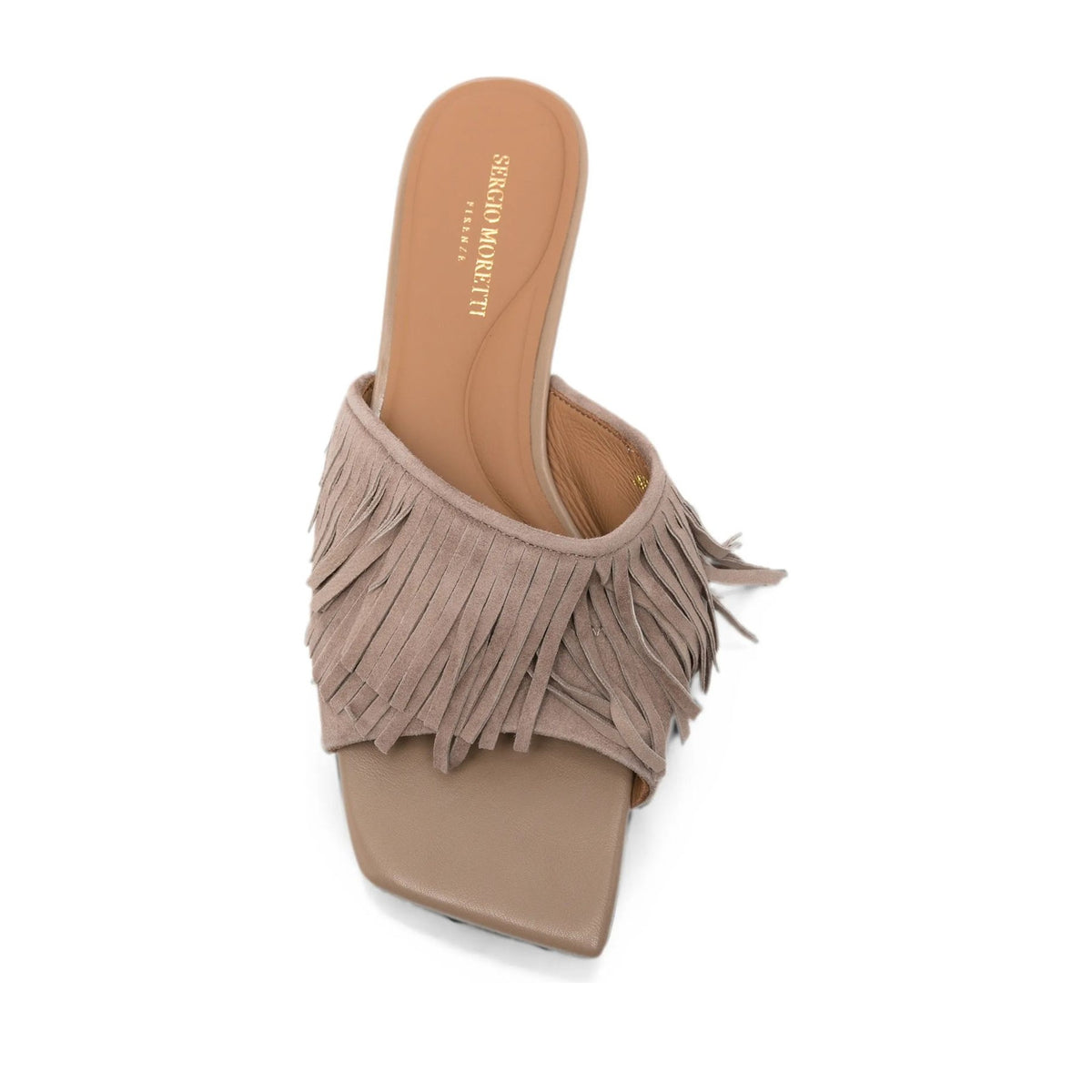 Women's Beige Open-Toe Slippers