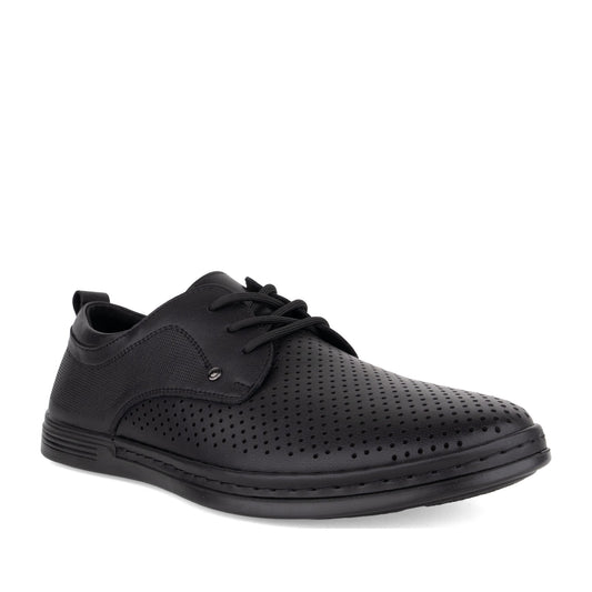 Men's Black Wedge Fashion Sneakers