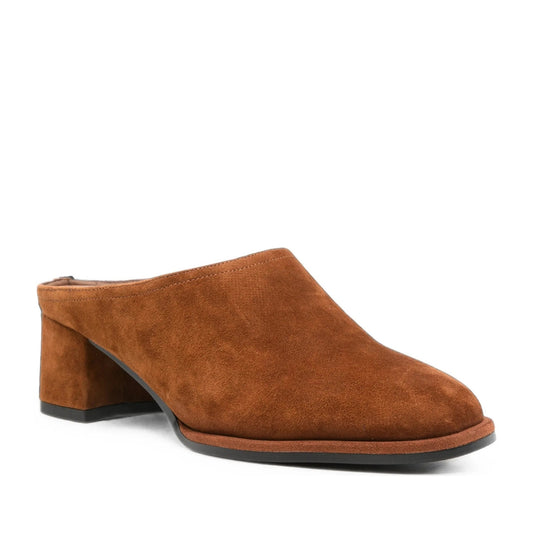 Women's Brown Mule Slippers