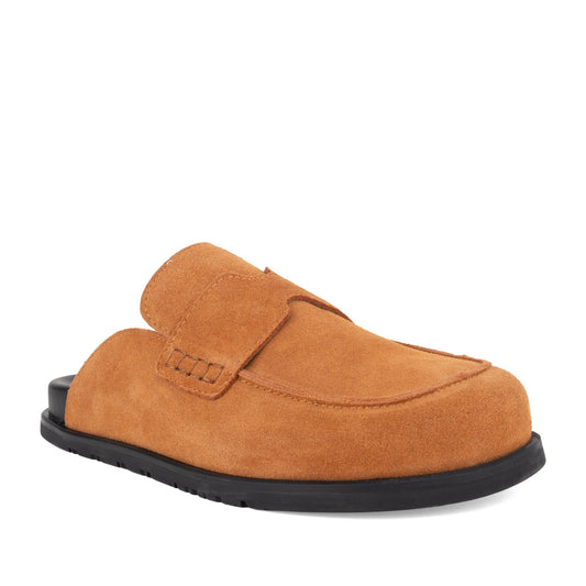 Women's Brown Mule Slippers