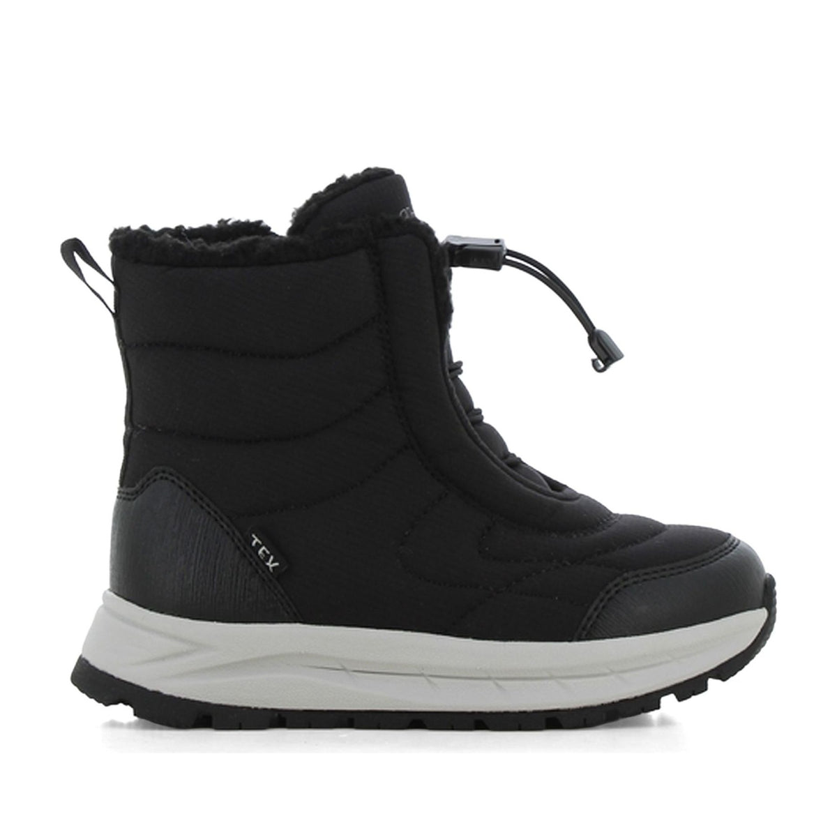 Girls' Black Insulated Ankle Boots