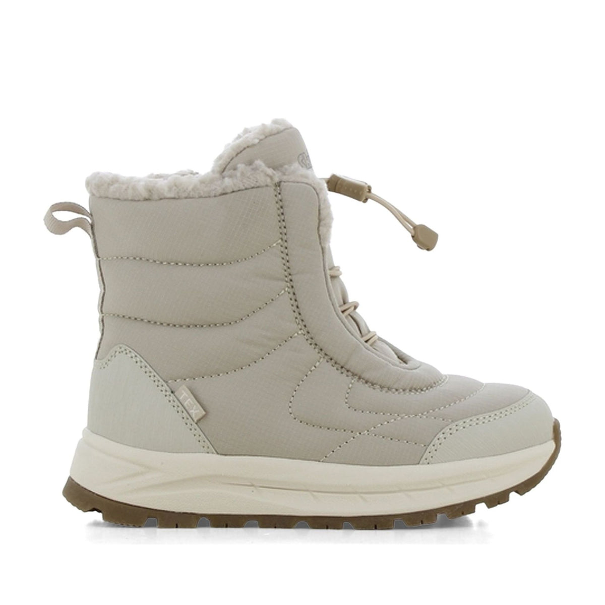 Girls' Beige Insulated Ankle Boots