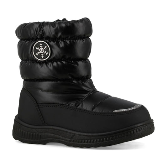 Girls' Black Insulated Ankle Boots