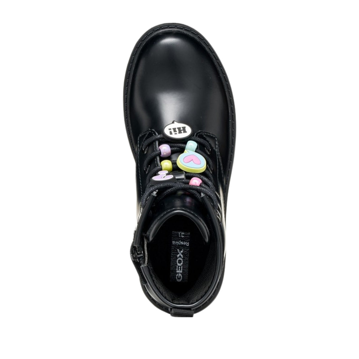 J Casey Girls' Black Ankle Boots