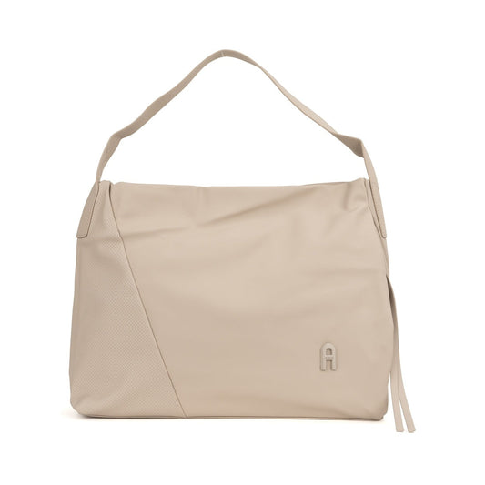 oatmeal beige shoul bag