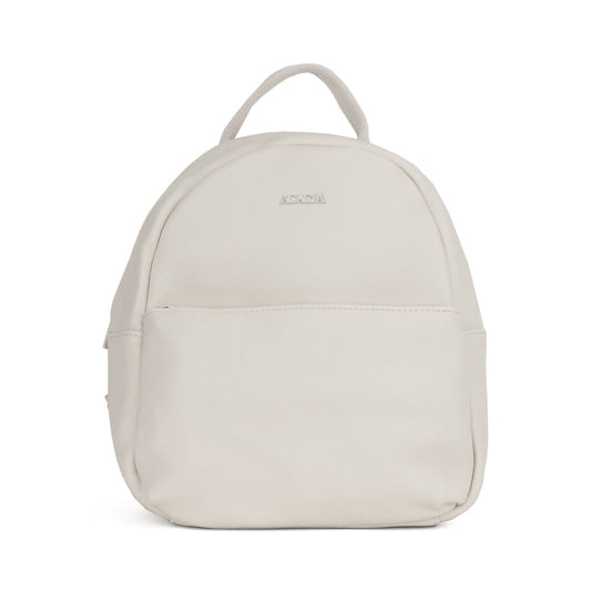 beige backpack