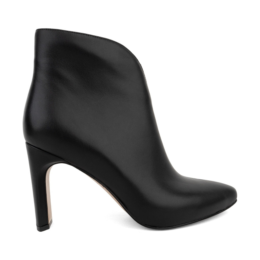 black casual closed booties