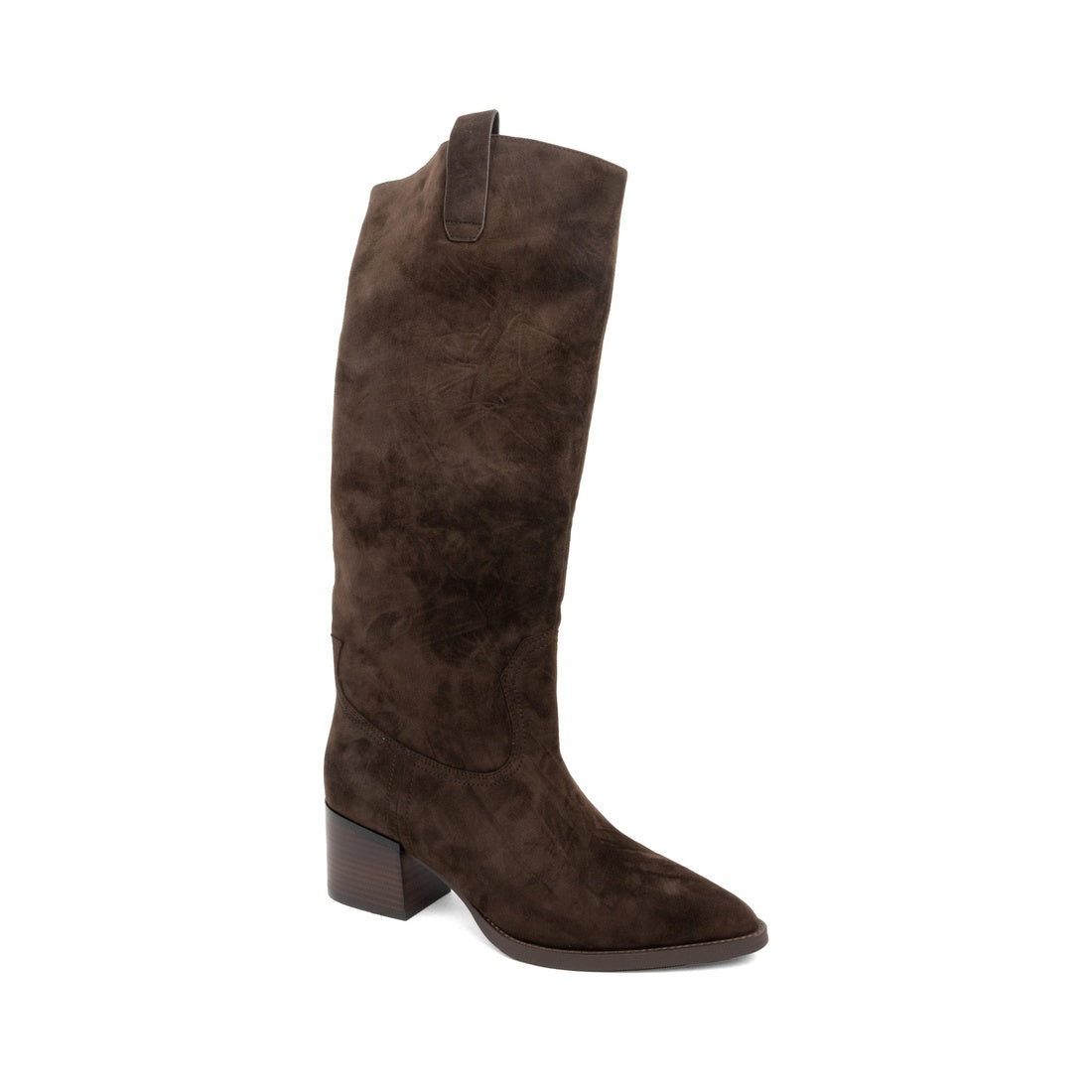 dark brown casual closed boots