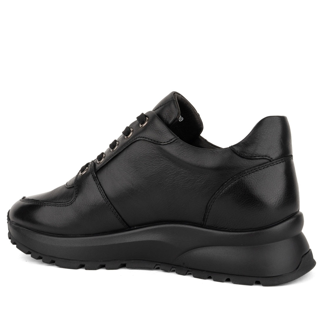 black casual closed booties