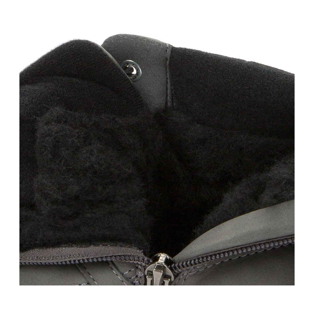 grey casual closed booties