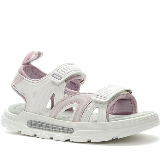 white casual open sandals