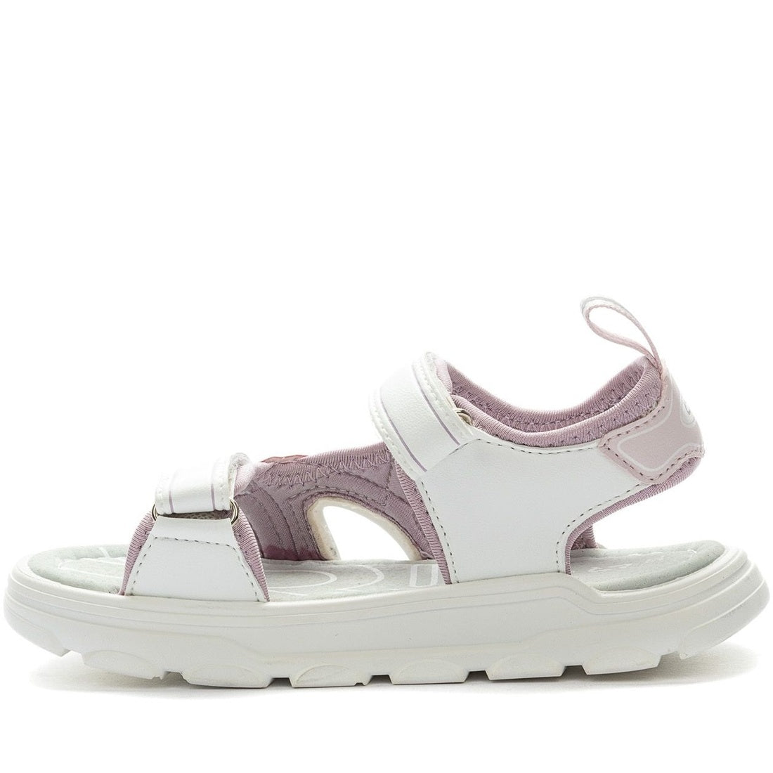 white casual open sandals