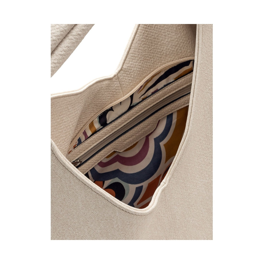 beige casual shoulder bag