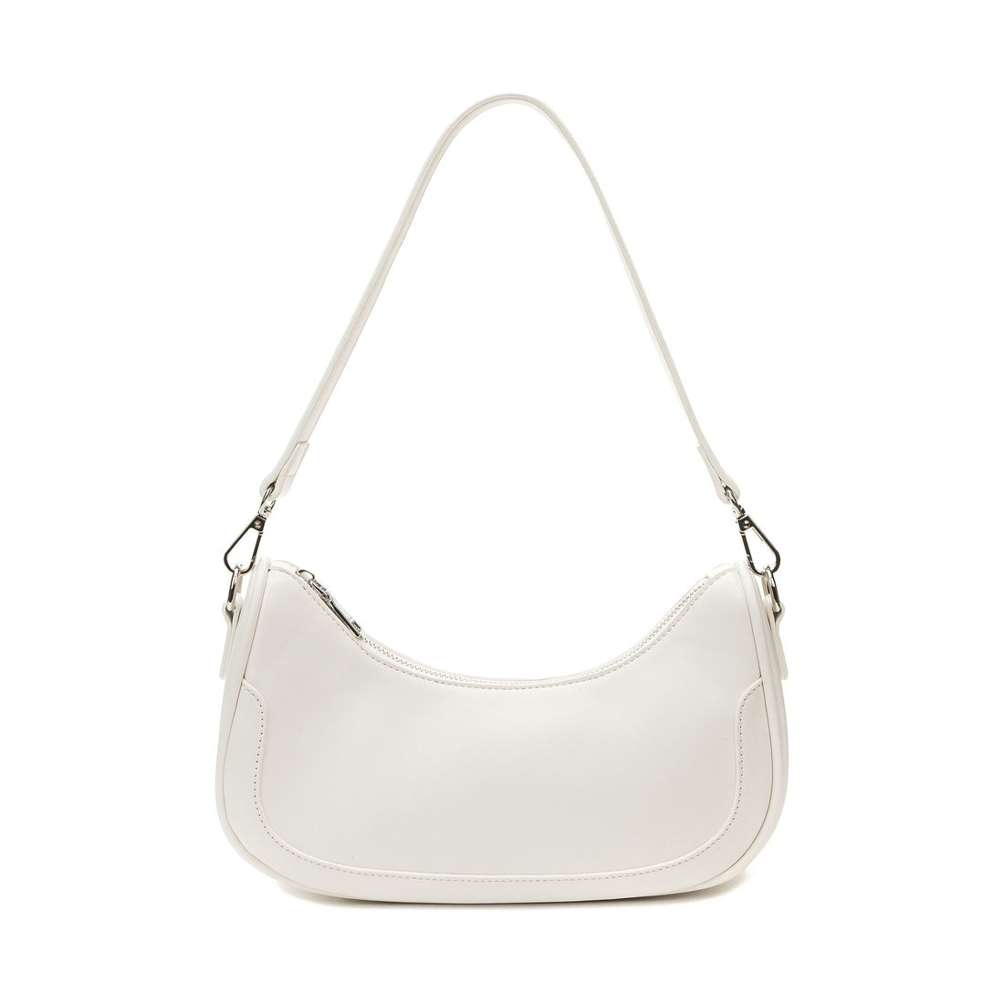 white casual shoulder bag