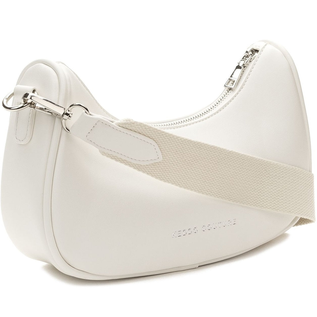 white casual shoulder bag