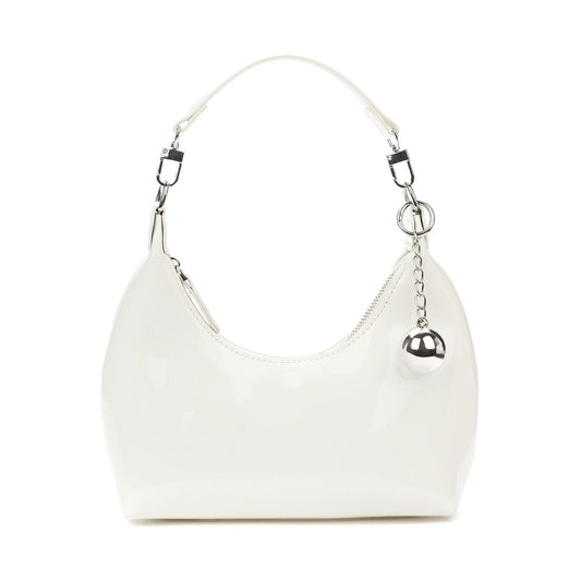 white casual shoulder bag
