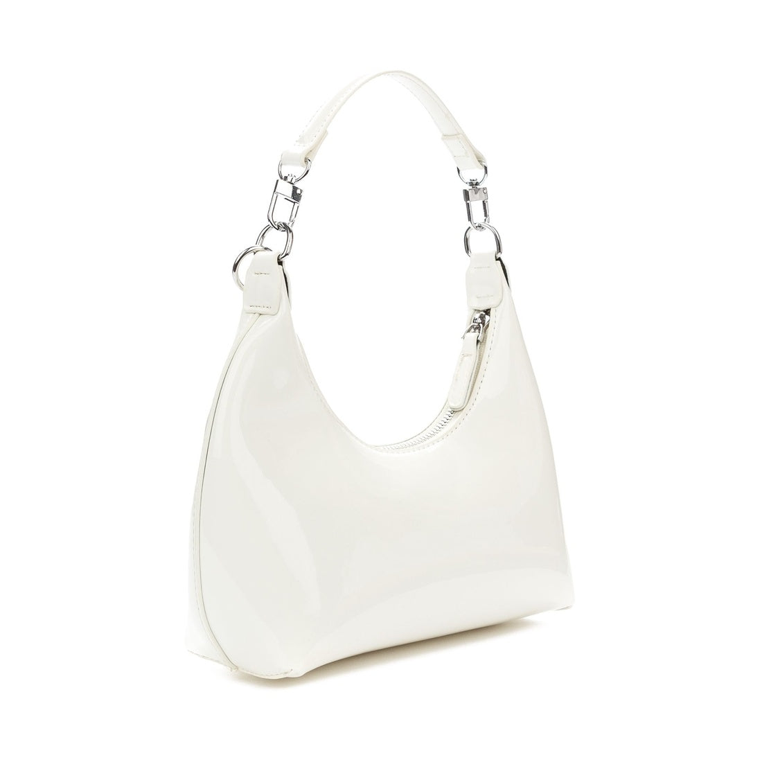 white casual shoulder bag