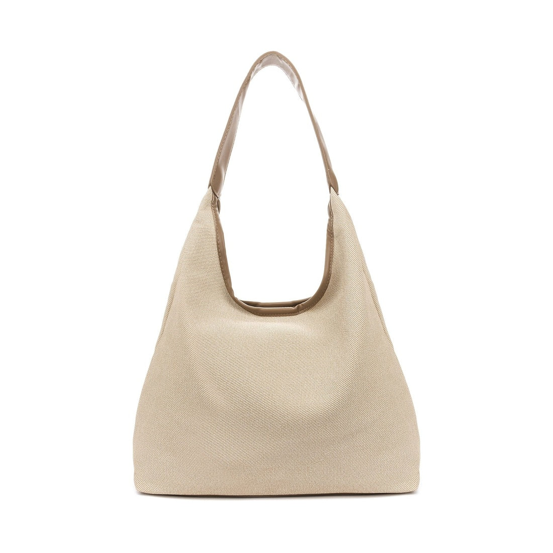 beige casual shoulder bag