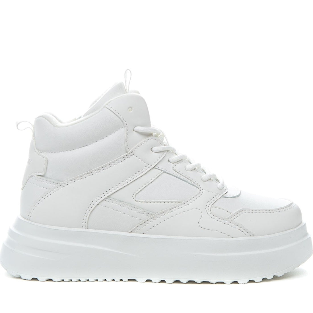 white casual closed booties