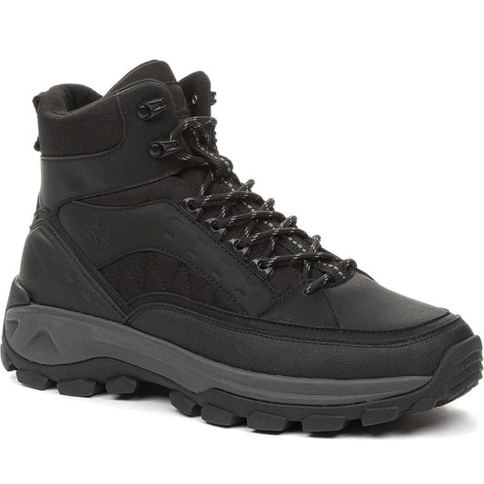 black casual closed booties