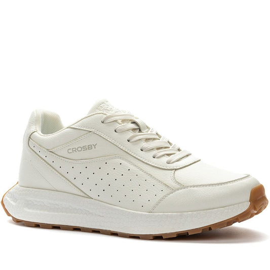 white casual closed sneakers