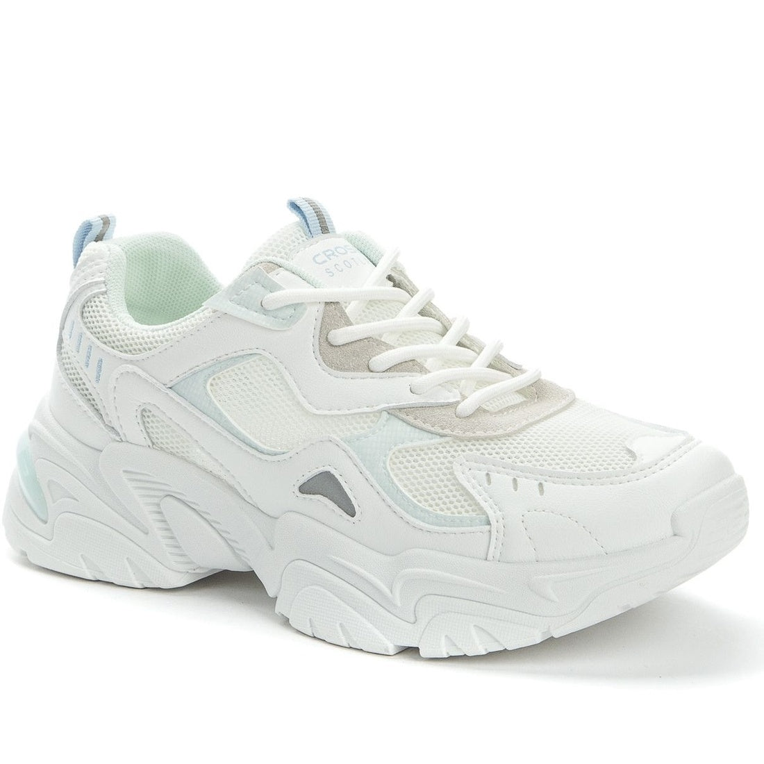 white casual closed sneakers