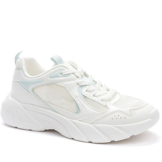 white casual closed sneakers