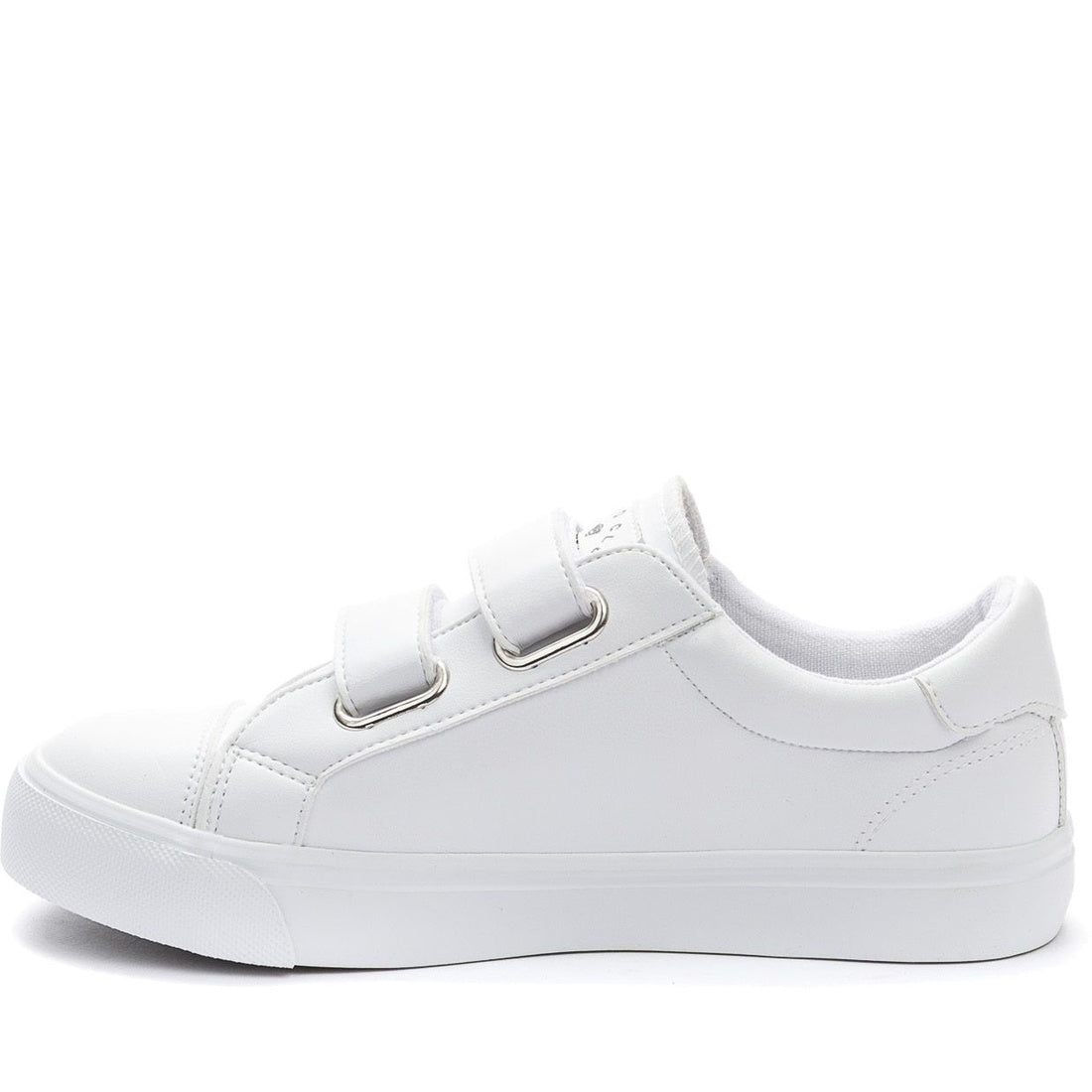white casual closed sneakers