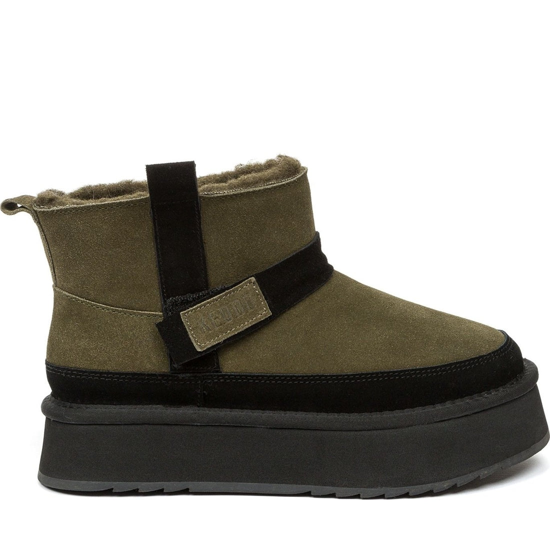 beige casual closed booties