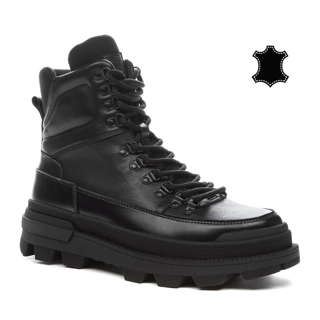 black casual closed booties