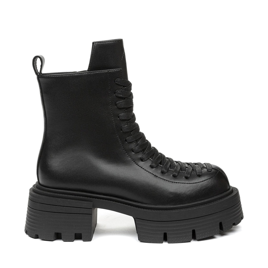 black casual closed booties