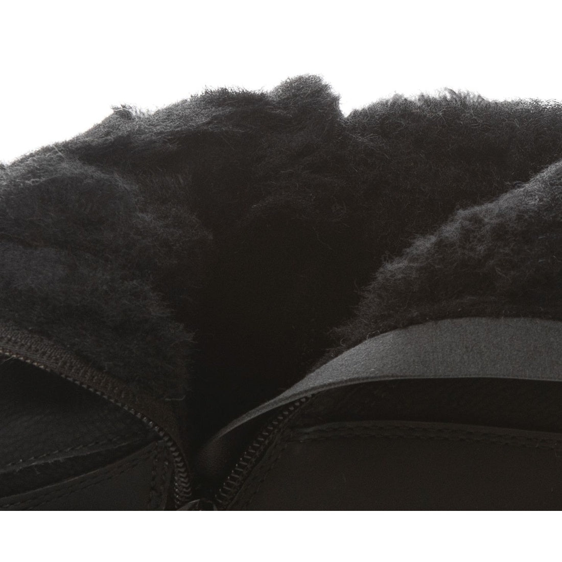 black casual closed booties