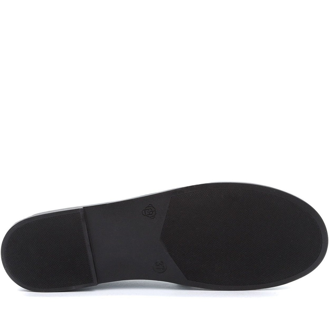 black elegant closed ballerinas