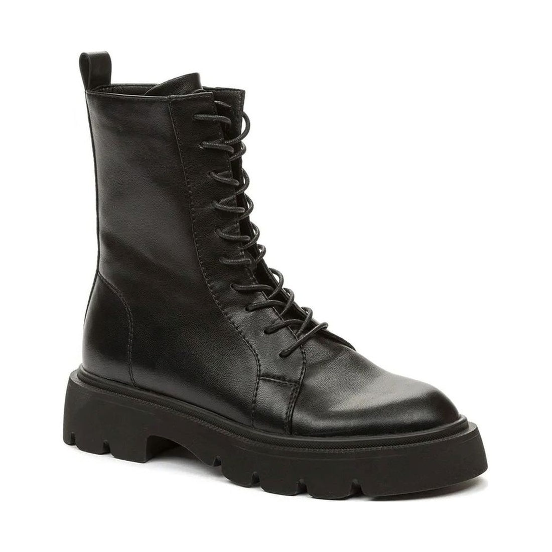 black casual closed booties