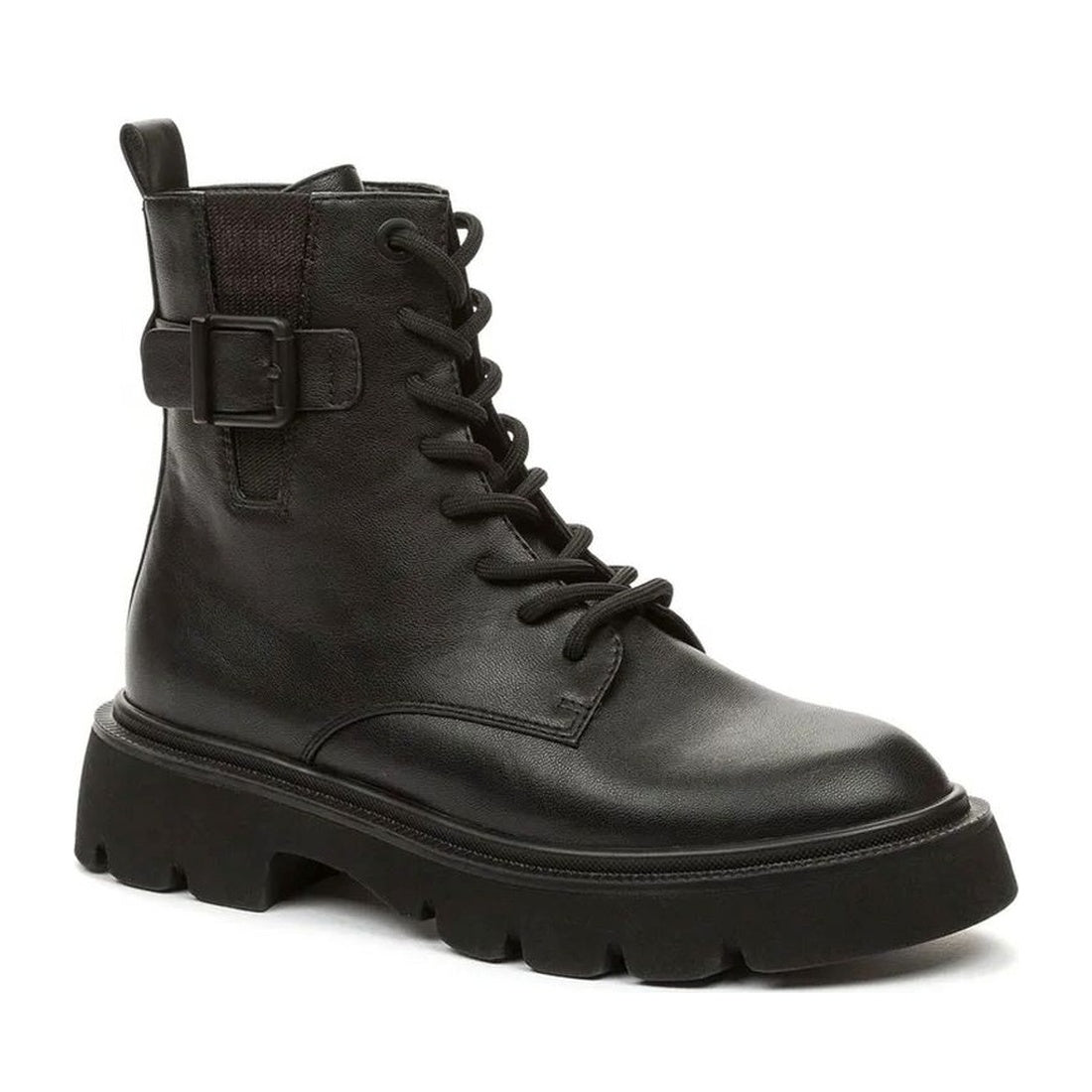 black casual closed booties